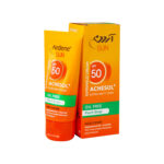 کرم ضد آفتاب spf 50 بژ هلویی با خاصیت مات کنندگی با پوشانندگی بالا آردن