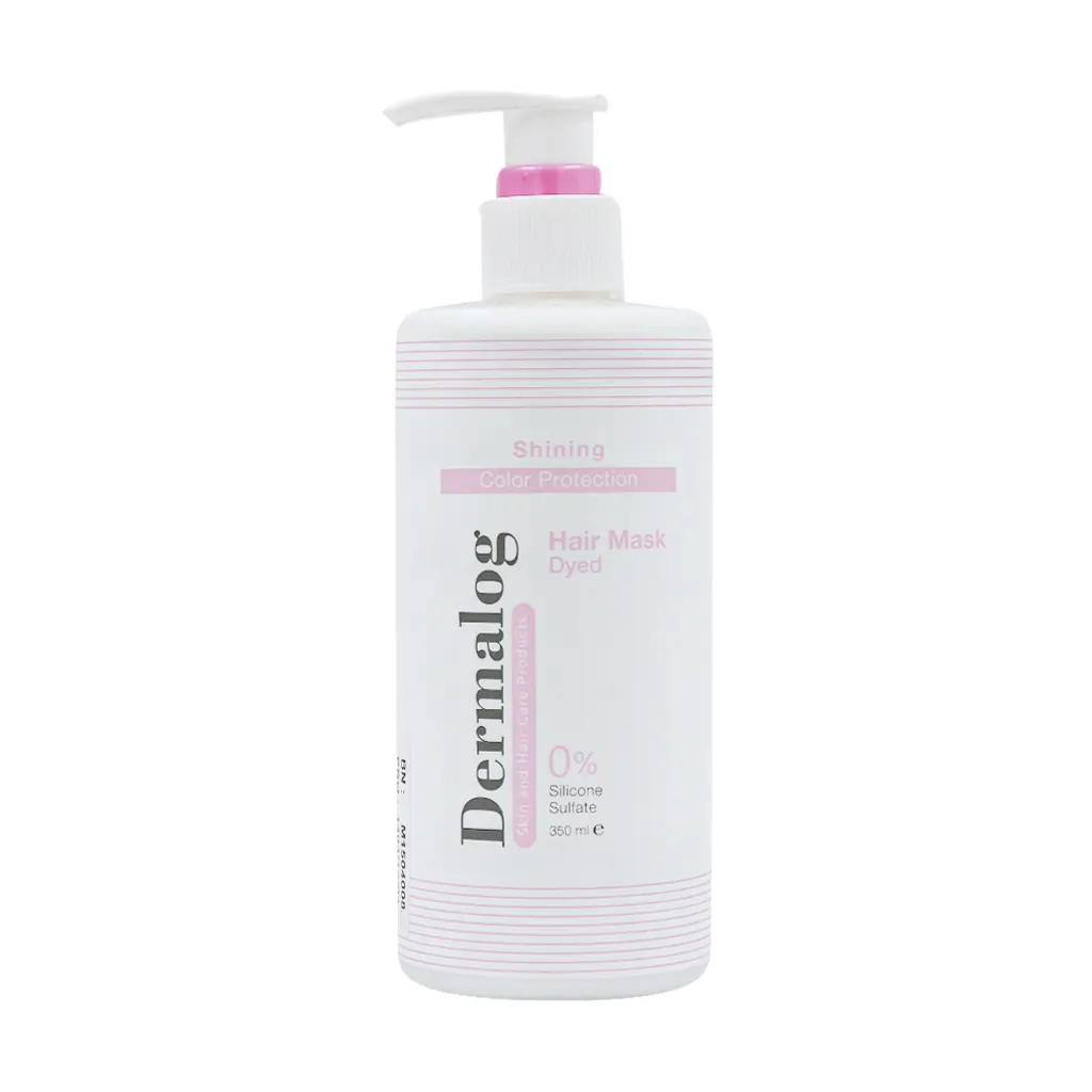 Dermalog-Colored-Hair-Mask-350-ml ماسک مو موهای رنگ شده درمالوگ 350 میلی لیتر - Image 1