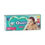 پوشک اوبیبی سایز3بسته 34عددی