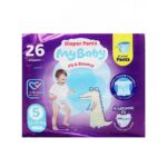 پوشک شورتی مای بیبی سایز 5بسته 26 عددی