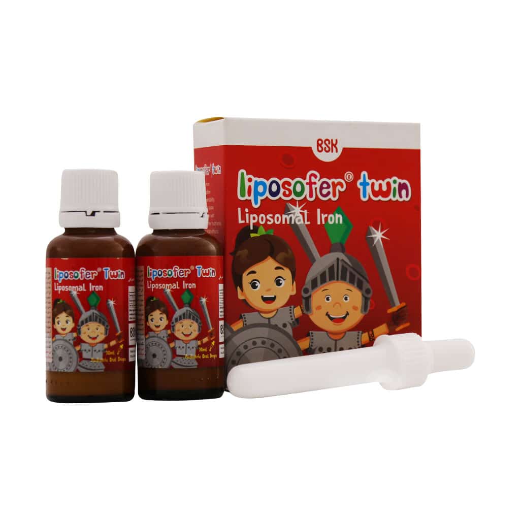 BSK-Liposofer-Twin-Liposomal-Iron-Oral-Drops-2-Pack لیپوزوفر تویین - Image 1